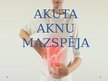 Презентация 'Akūta aknu mazspēja', 1.