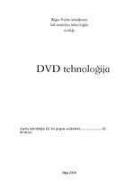 Реферат 'DVD tehnoloģija', 1.