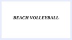 Презентация 'Beach volleyball', 1.