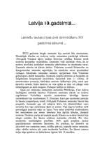 Конспект 'Latvija 19.gadsimtā', 1.