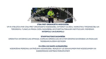 Презентация 'Valsts un pašvaldības policija. Galvenie darbības virzieni un funkcijas', 8.