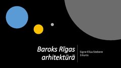 Презентация 'Baroks Rīgas arhitektūrā', 1.