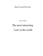 Конспект 'The Most Interesting Laws in the World', 1.