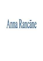 Реферат 'Anna Rancāne', 1.