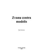 Конспект 'Zvanu centra modelis', 1.