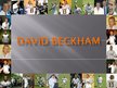 Презентация 'David Beckham', 1.