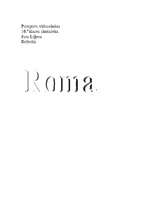 Реферат 'Romas arhitektūra, māksla un sabiedriskā dzīve', 1.