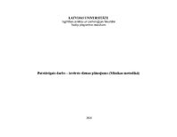 Конспект 'Patstāvīgais darbs – izvērsts dienas plānojums (Mūzikas metodikā)', 1.