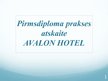 Отчёт по практике 'Pirmsdiploma prakses atskaite viesnīcā "Avalon Hotel"', 16.