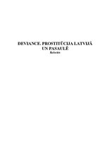 Реферат 'Deviance. Prostitūcija Latvijā un pasaulē', 1.