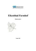 Бизнес план 'Eikenblad Farmhof', 1.