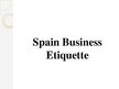Презентация 'Business Trip to Spain', 13.