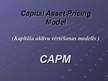 Презентация 'Kapitāla aktīvu vērtēšanas modelis - CAPM', 1.