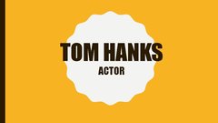 Презентация 'Tom Hanks', 1.