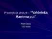 Презентация 'Valdnieks Hammurapi', 1.