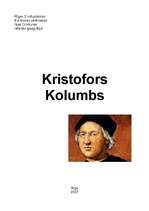 Конспект 'Kristofers Kolumbs', 1.