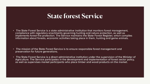 Презентация 'State Forest Service Republic of Latvia', 3.
