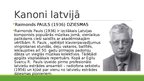 Презентация 'Latvijas kultūras kanons', 5.