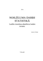 Реферат 'Laulību vienošana atkarībā no laulāto vecuma', 1.