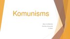 Презентация 'Komunisms', 1.