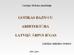 Презентация 'Gotikas baznīcu arhitektūra Latvijā', 1.