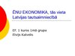 Презентация 'Ēnu ekonomika Latvijas tautsaimniecībā', 1.