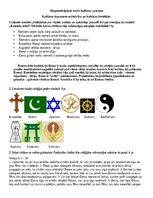 Конспект 'Kultūras izpausmes sabiedrība un kultūras identitāte', 1.