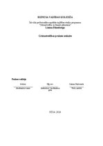 Отчёт по практике 'Grāmatvedības prakses atskaite', 1.