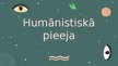 Презентация 'Humānistiskā personības izpētes pieeja', 1.