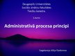 Презентация 'Administratīvā procesa principi', 1.