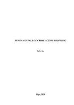 Реферат 'Fundamentals of Crime Action Profiling', 1.