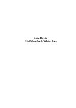 Конспект 'Jane Davis "Half-thruths & White Lies"', 1.