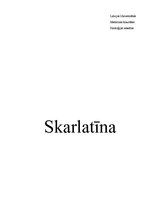 Реферат 'Skarlatīna', 1.