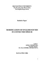 Дипломная 'Modification of English Sounds in Connected Speech', 2.