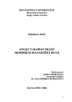 Дипломная 'Modification of English Sounds in Connected Speech', 3.