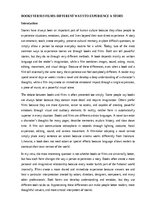 Эссе 'Books versus films: different ways to experience a story', 1.