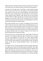 Эссе 'Transport in the UK', 3.