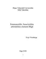Презентация 'Seno kultūru arhitektūras elementi Rīgā - fotomateriāls', 1.