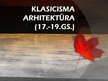 Презентация 'Klasicisma arhitektūra', 1.
