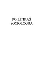 Конспект 'Politikas socioloģija', 1.