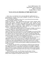 Эссе 'Latviešu identitāte', 1.