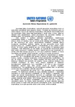 Эссе 'Apvienoto Nāciju Organizācija 21.gadsimtā', 1.