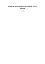 Реферат 'Liberālisms un suverenitāte: Brexit ietekme uz Eiropas integrāciju', 1.