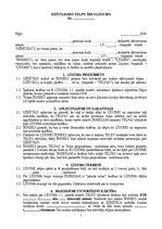 Образец документа 'Dzīvojamo telpu īres līgums', 1.