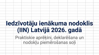 Презентация 'Iedzīvotāju ienākuma nodoklis (IIN) Latvijā 2026. gadā', 1.
