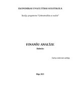 Реферат 'SIA “Finance and Accounting Services”  finanšu analīze', 1.