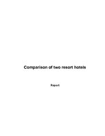 Презентация 'Comparison of Two Resort Hotels', 21.