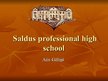 Презентация 'Saldus Professional High School', 1.