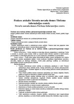 Отчёт по практике 'Prakses atskaite Strenču Tūrisma informācijas centrā', 1.
