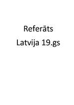 Конспект 'Latvija 19.gs.', 1.